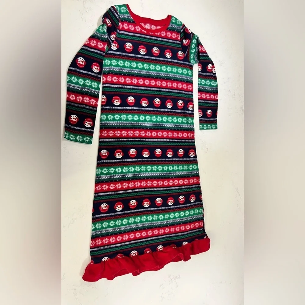 Festive Kids Pajamas with Santa Design